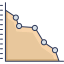 Line graph іконка 64x64