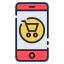 Mobile shopping Ikona 64x64