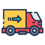Delivery truck Ikona 64x64