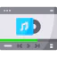 Music player icon 64x64