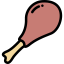 Chicken leg icon 64x64