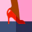 High heel icon 64x64