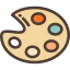 Paint palette icon 64x64