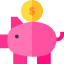 Piggy bank icon 64x64