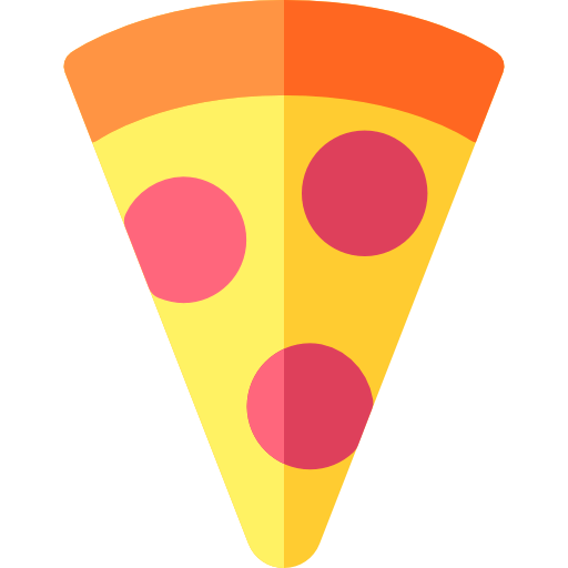 Pizza slice icon