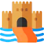 Замок из песка иконка 64x64