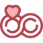 Wedding rings icon 64x64