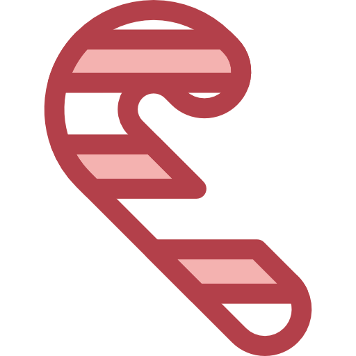 Candy cane icon