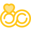 Wedding rings icon 64x64