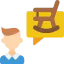 Bubble speech icon 64x64