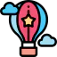 Hot air balloon icon 64x64