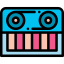 Electric keyboard icon 64x64