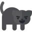 Black cat icon 64x64