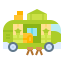 Camper van icon 64x64