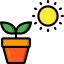 Plant pot icon 64x64