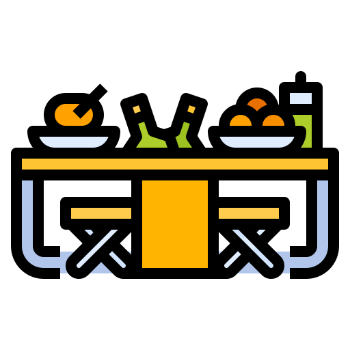 Picnic table icon
