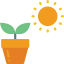 Plant pot icon 64x64