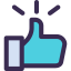 Thumbs up ícono 64x64