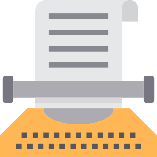 Typewriter icon