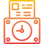 Clock in icon 64x64