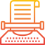 Typewriter icon 64x64