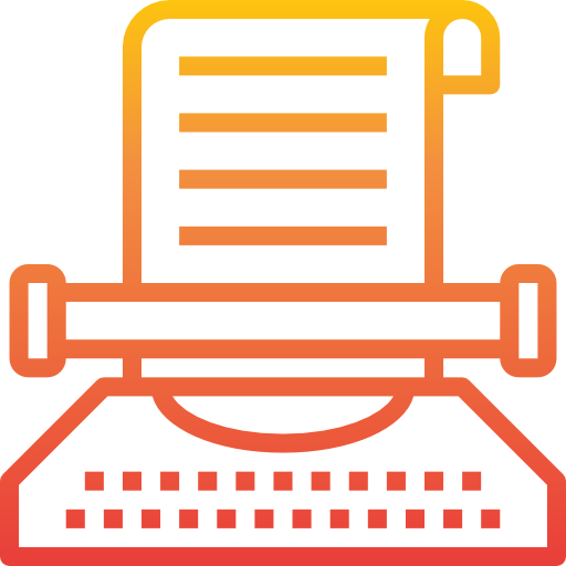 Typewriter icon