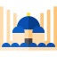 Blue mosque icon 64x64