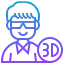 3d glasses icon 64x64
