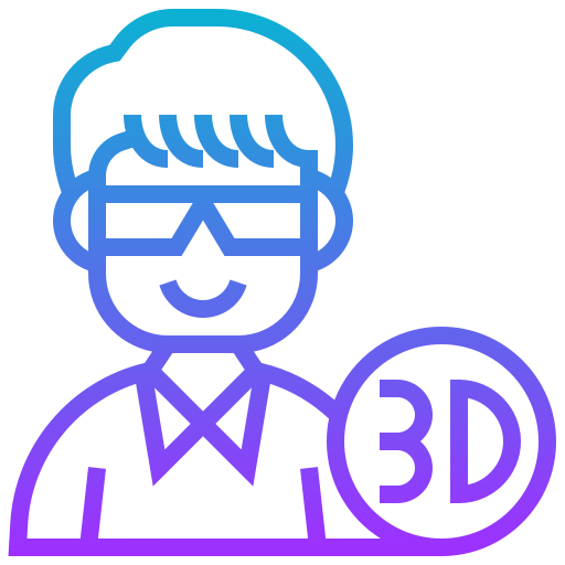 3d glasses icon