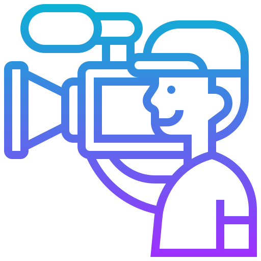 Camera operator icon