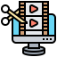 Film editing icon 64x64