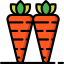 Carrots icon 64x64