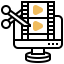 Film editing icon 64x64