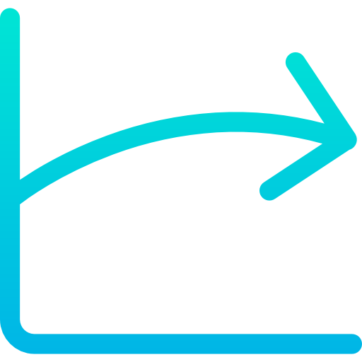 Line chart icon
