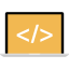 Laptop Symbol 64x64
