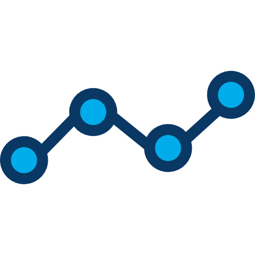 Line chart icon