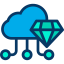 Cloud computing icon 64x64