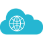 Cloud computing icon 64x64