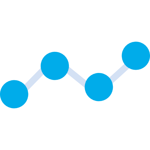 Line chart icon