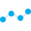 Line chart icon 64x64