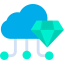 Cloud computing icon 64x64