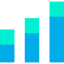 Bar chart icon 64x64