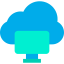 Cloud computing biểu tượng 64x64