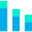 Bar chart icon 64x64