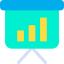 Bar chart icon 64x64