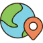 Globe icon 64x64
