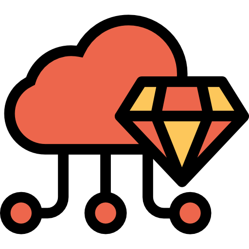 Cloud computing アイコン