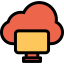 Cloud computing biểu tượng 64x64