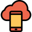 Cloud computing biểu tượng 64x64