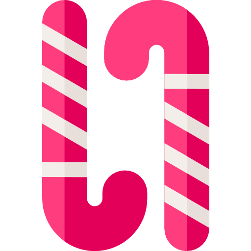 Candy cane icon